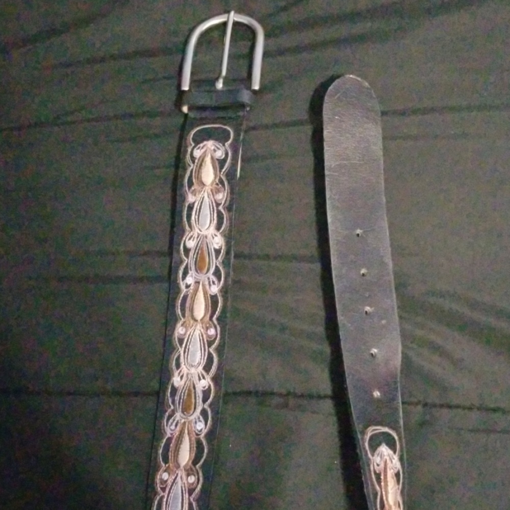Genuine leather belt
